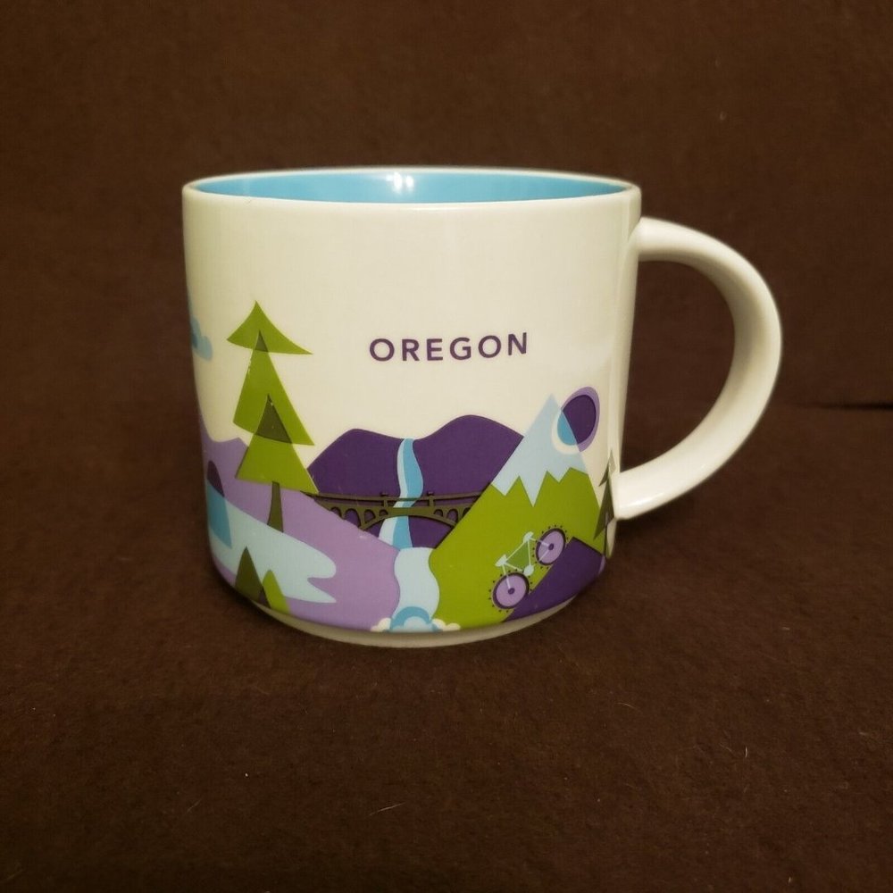2015 Starbucks‎ You Are Here Collection Oregon Coffee Mug City 14 Oz